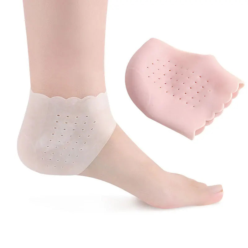 Silicone Heel Sleeves for Dry, Cracked Heels (1 Pair)