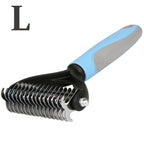 Double-Sided Dematting Brush for Dogs & Cats