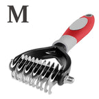 Double-Sided Dematting Brush for Dogs & Cats