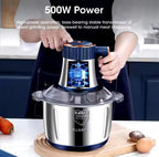 5L Electric Meat Grinder & Food Chopper — 304 Stainless Steel
