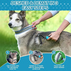Double-Sided Dematting Brush for Dogs & Cats